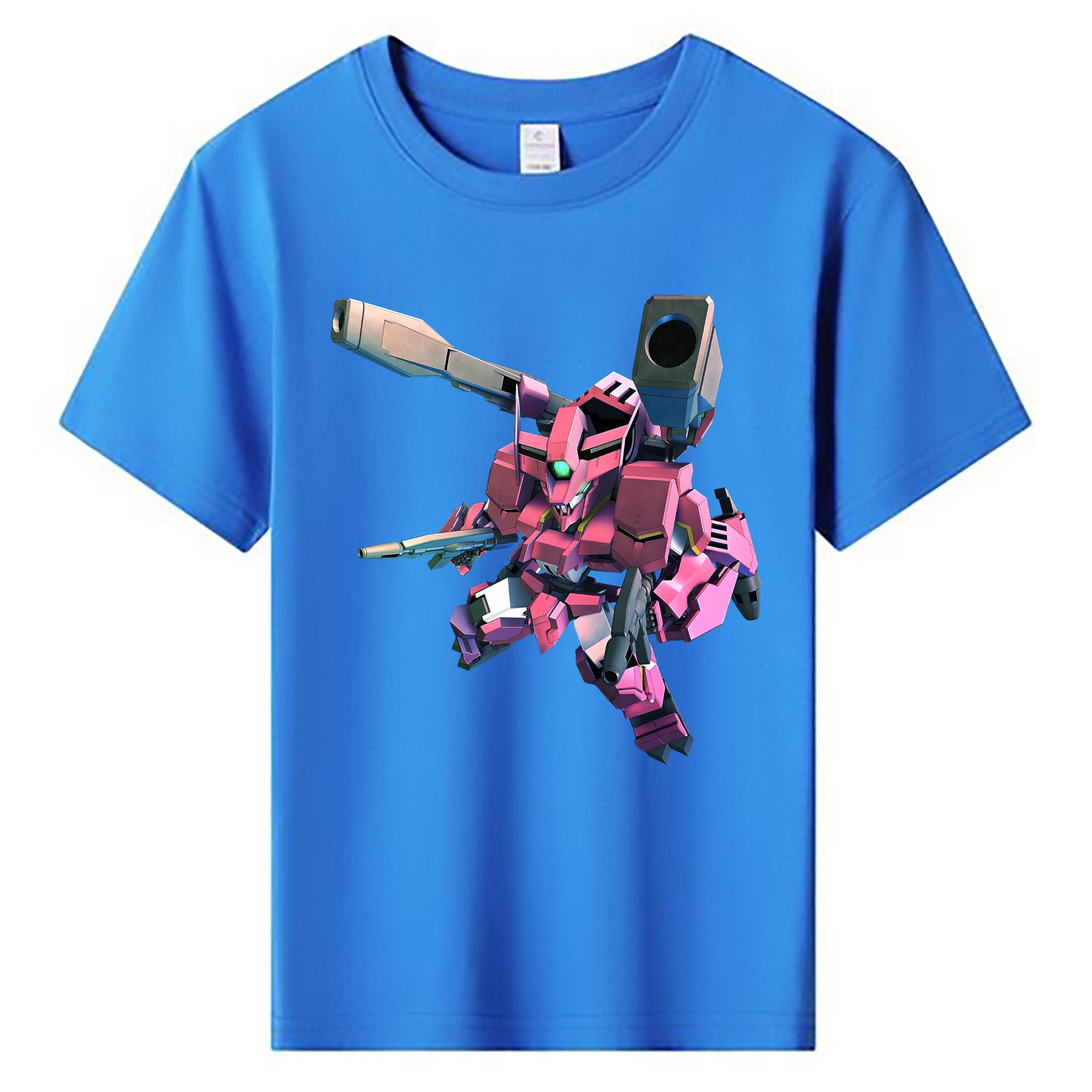 （画像用） 機動戦士ガンダム Mobile Suit Gundam 綿100％キッズTシャツ（フロントプリント）